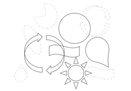 陽光、循環(huán)、綠色、科技因素構(gòu)成正能量科技新LOGO圖形聯(lián)想